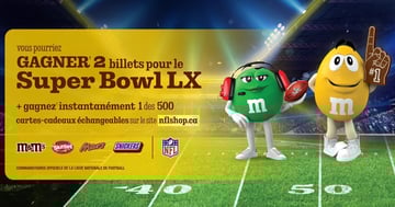 Concours Gagner 2 billets pour assister au Super Bowl LX