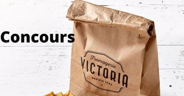 Concours Gagnez l'une des 2 cartes-cadeaux de 25$ de la Fromagerie Victoria