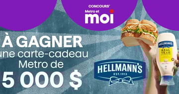 Concours Metro - Gagnez une carte-cadeau Metro de 5 000 $ !