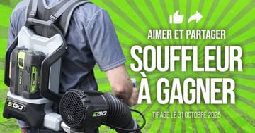 Concours Gagnez un souffleur sac à dos EGO 600CFM!