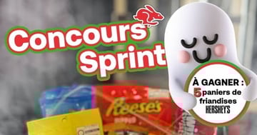 Concours Dépanneur Sprint - Gagnez l'un des 5 paniers épouvantablement remplis de friandises!