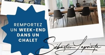Concours Gagnez un week-end inoubliable dans un magnifique chalet !