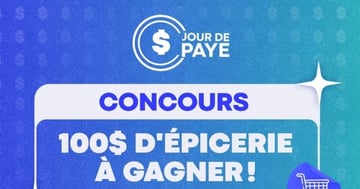 Concours Courez la chance de gagner 100$ d'épicerie!