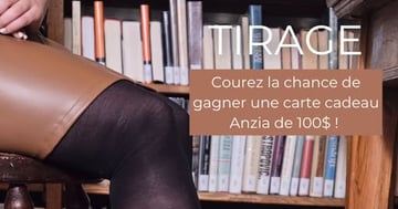 Concours Gagnez une carte cadeau Anzia de 100$, applicable sur le site web