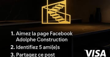 Concours Adolphe Construction - GAGNEZ 500 $ en carte cadeau VISA!