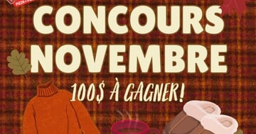Concours Stratos Pizza - Poutine - 100$ À GAGNER EN NOVEMBRE!
