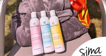 Concours Sima - Piscines & Spas -  Gagnez un kit Pharma spa contenant: 3 bouteilles, un peignoir et une serviette