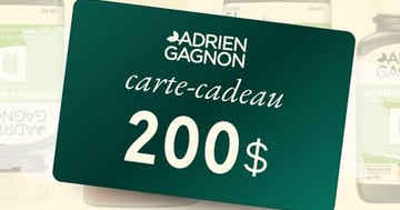 Concours Adrien Gagnon - Gagnez une carte-cadeau de 200$ à utiliser sur notre site web!