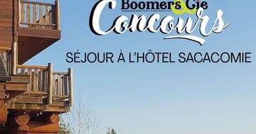 Concours Gagnez une nuitée à l'hôtel-spa Sacacomie à Saint-Alexis-des-Monts!