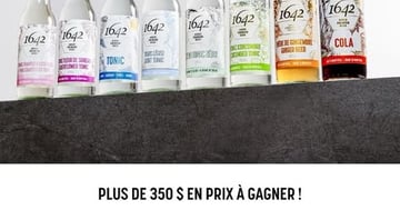 Concours On se prépare pour pour les fêtes avec 1642 Tonics & Sodas!