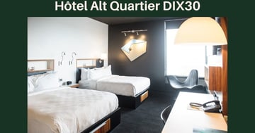 Concours Gagnez une nuitée à l’Alt Hotel Quartier DIX30 avec Tourisme Montérégie