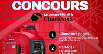 Concours Gagnez une Génératrice Honda