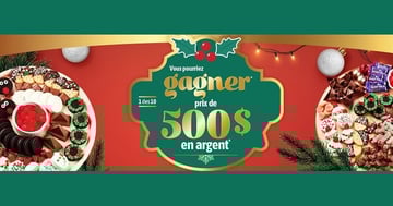 Concours Mondelez - GAGNEZ 1 des 10 prix de 500 $ en argent!