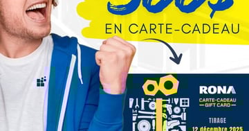 Concours Groupe Camnor - Gagnez une carte-cadeau RONA d’une valeur de 500 $