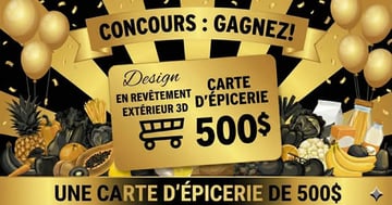 Concours Gagnez une carte-cadeau d’épicerie de 500 $ !