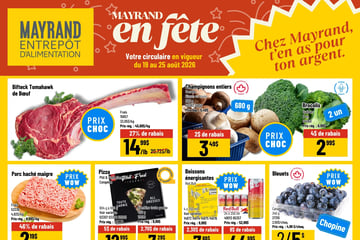 Circulaire Mayrand Entrepôt D'alimentation