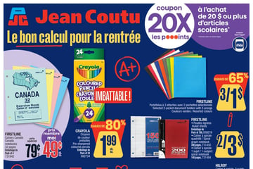 Circulaire Jean Coutu - Rentrée Scolaire