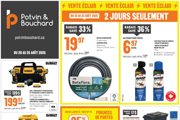 Circulaire Potvin & Bouchard