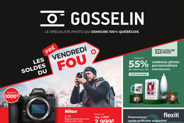 Circulaire Gosselin Photo - Les Soldes du Vendredi Fou