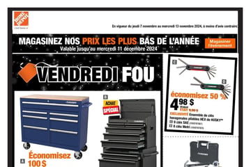 Circulaire Home Depot - Solde du Vendredi Fou