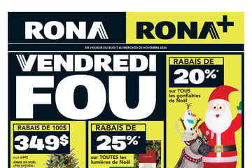 Circulaire Rona - Solde du Vendredi Fou