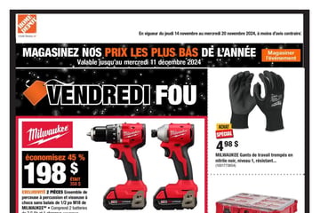 Circulaire Home Depot - Vendredi Fou