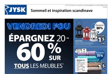 Circulaire Jysk - Vendredi Fou
