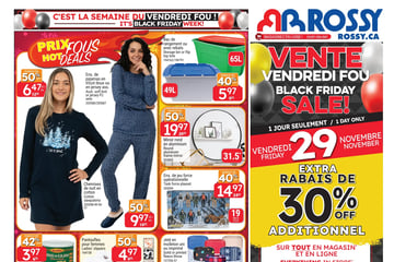 Circulaire Rossy - Vente du Vendredi Fou