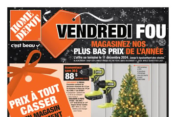 Circulaire Home Depot - Vendredi Fou