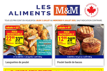 Circulaire Les Aliments M&M