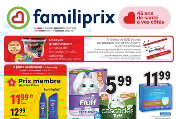 Circulaire Familiprix