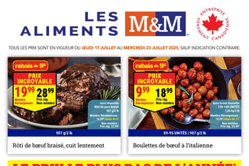 Circulaire Les Aliments M&M