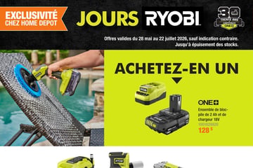 Circulaire Home Depot - Jours Ryobi