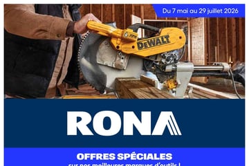 Circulaire Rona - Offres spéciales sur nos meilleures marques d'outils