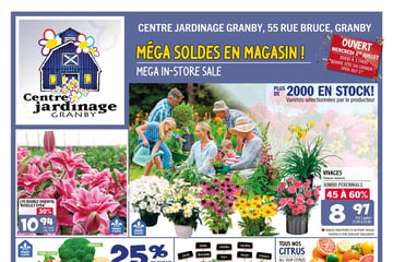 Circulaire Centre Jardinage Granby Circulaire Centre Jardinage Granby