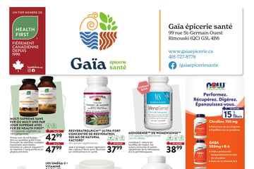 Circulaire Gaïa Épicerie Santé Circulaire Gaïa Épicerie Santé