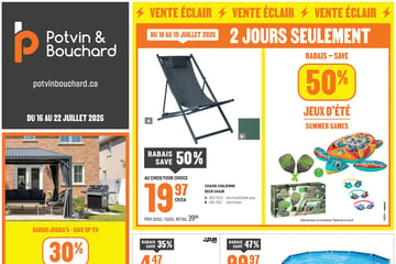 Circulaire Potvin & Bouchard