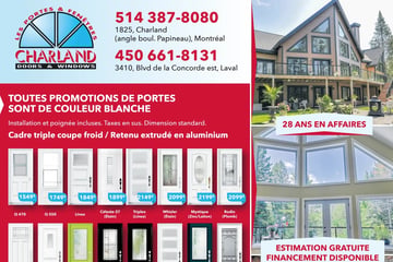 Circulaire Portes et Fenêtres Charland Circulaire Portes et Fenêtres Charland