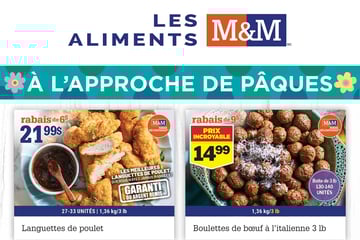 Circulaire Aliments M&M