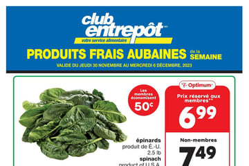 Circulaire Club Entrepôt