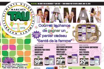 Circulaire TAU Marché d'alimentation Naturelle