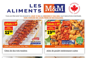 Circulaire Les Aliments M&M