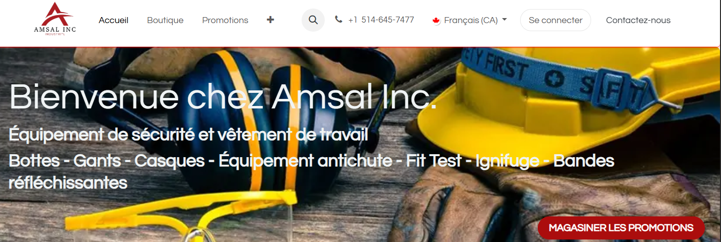 Amsal Inc. - Vêtements de Travail et Équipements de Sécurité
