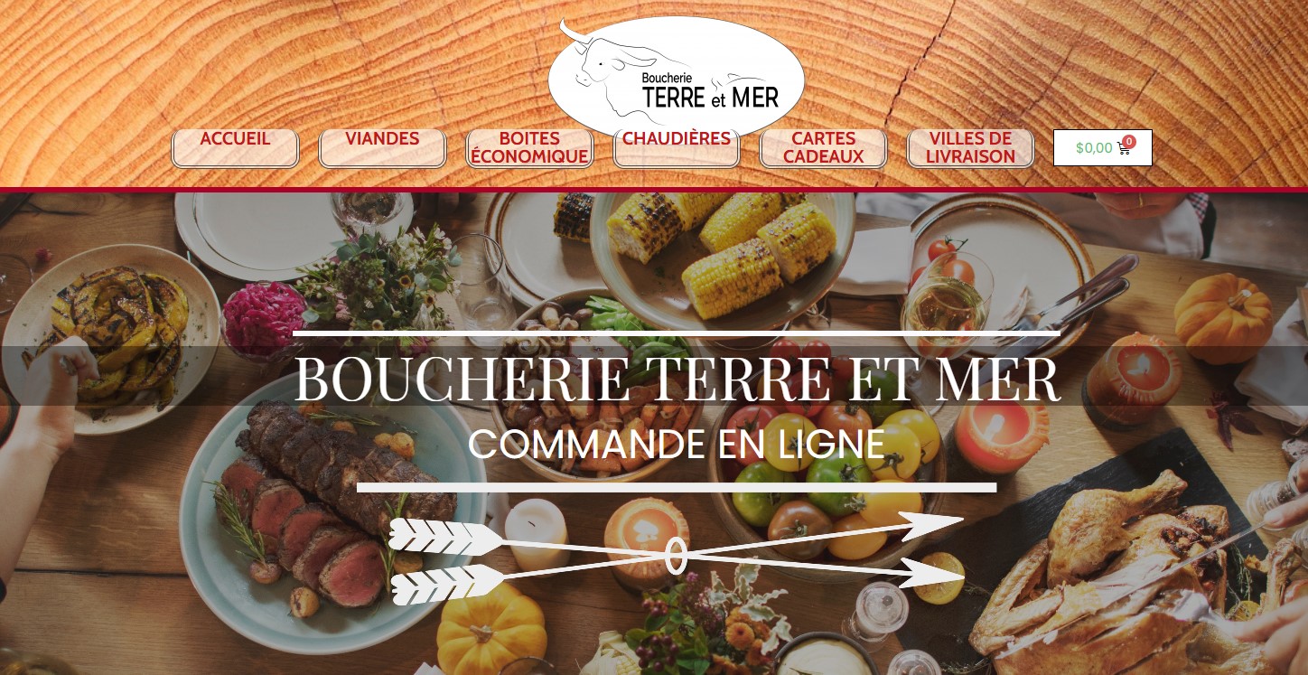 Boucherie Terre et Mer - Boîtes Économiques et Livraison à Domicile