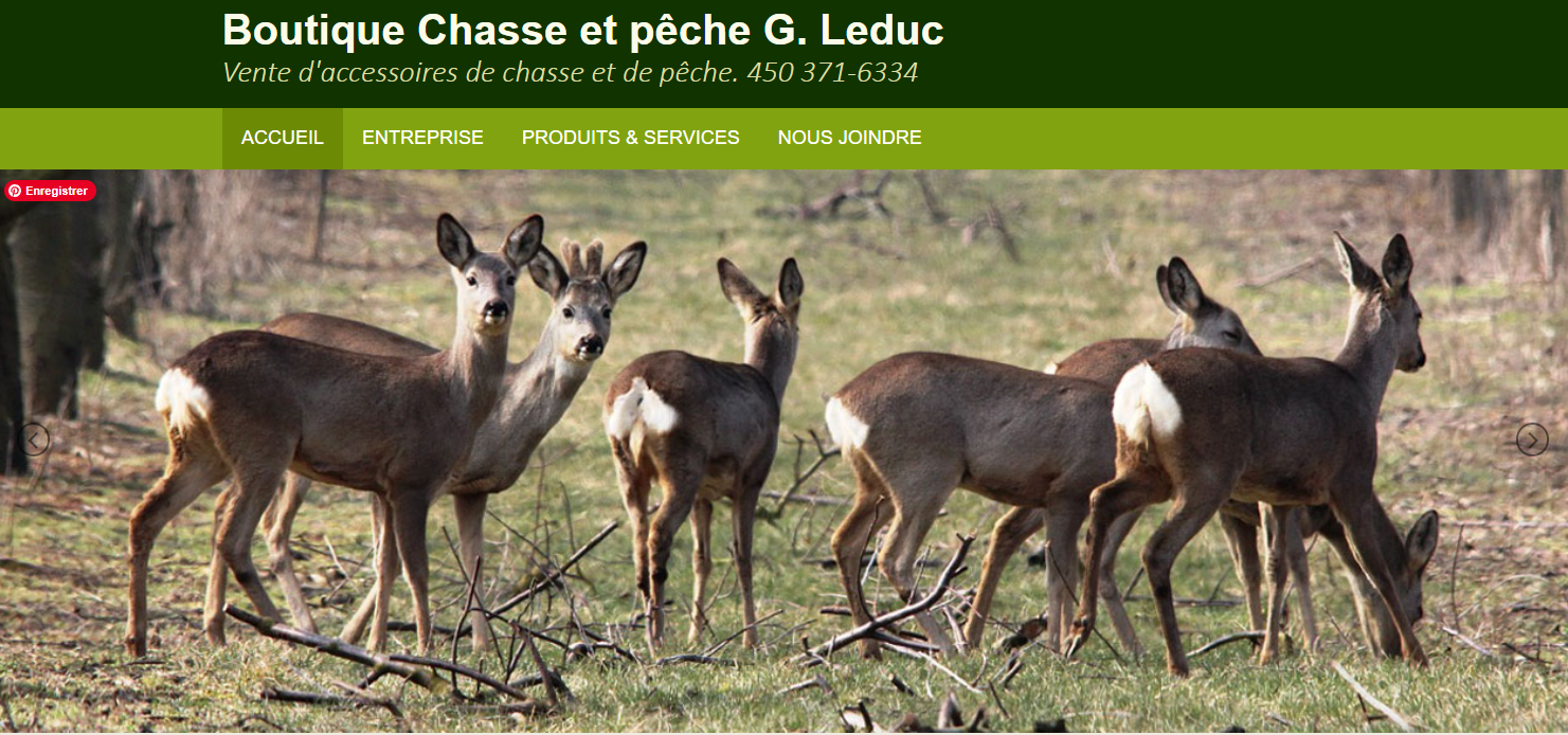 Boutique Chasse & Pêche G. Leduc - Amateurs de Grand Air