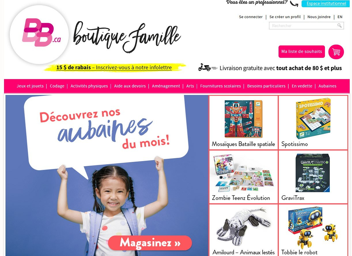 BRAULT & BOUTHILLIER - Boutique Famille Jeux Éducatifs