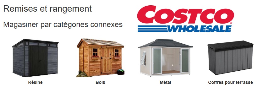Cabanon et Remises de Jardin Costco