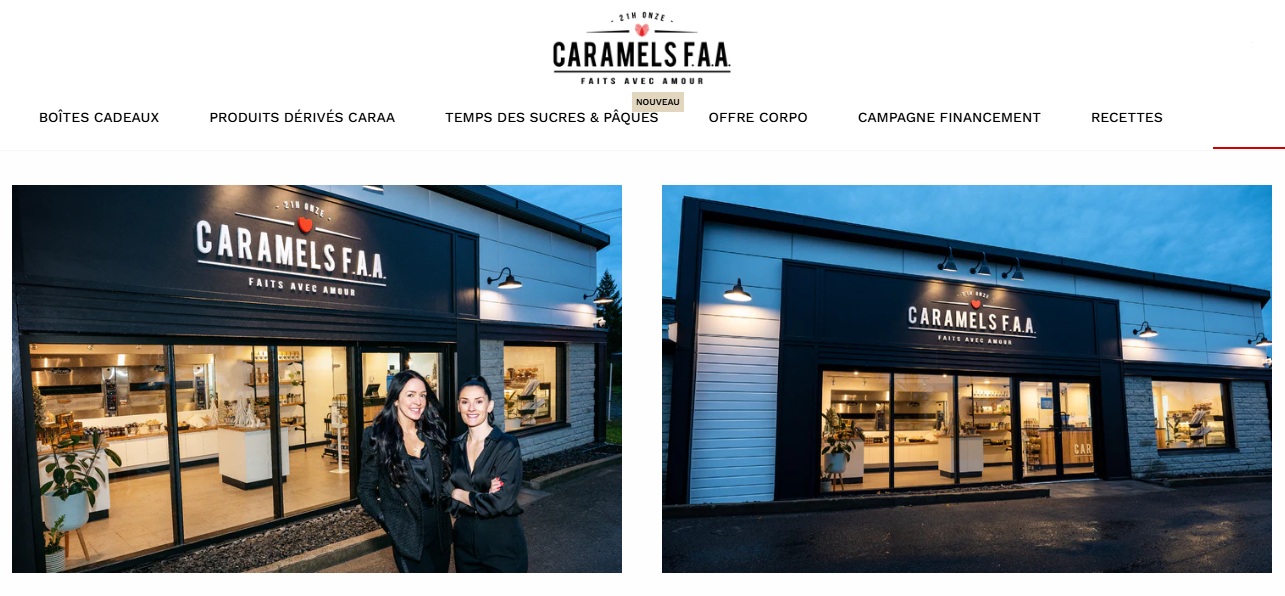 Caramels FAA Le véritable caramel artisanal du Québec