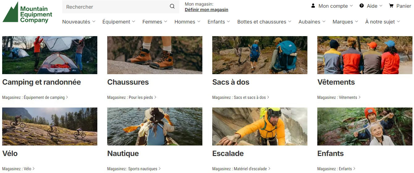 MEC Magasin Équipements de Plein Air