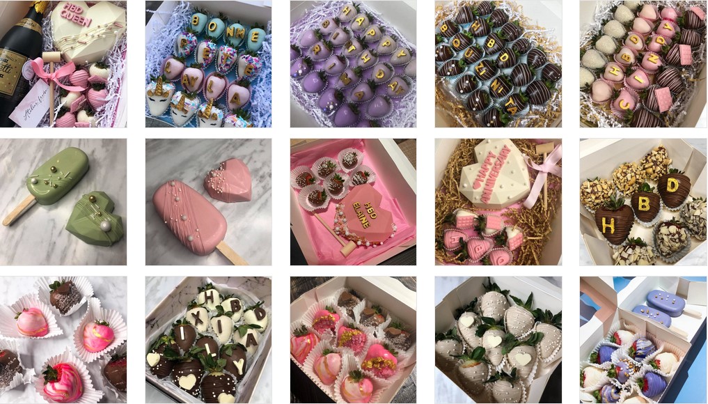 Atelier Fraise par Dang - Fraises Enrobées de Chocolat